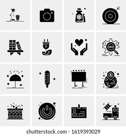 16 Business Universal Icons Vector. Creative Icon Illustration to use in web and Mobile Related project.
