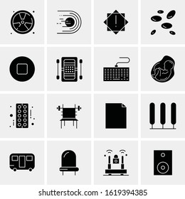 16 Business Universal Icons Vector. Creative Icon Illustration to use in web and Mobile Related project.