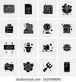 16 Business Universal Icons Vector. Creative Icon Illustration to use in web and Mobile Related project.