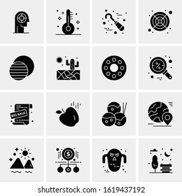 16 Business Universal Icons Vector. Creative Icon Illustration to use in web and Mobile Related project.