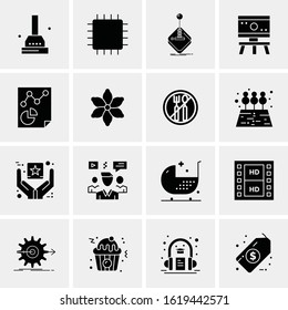 16 Business Universal Icons Vector. Creative Icon Illustration to use in web and Mobile Related project.
