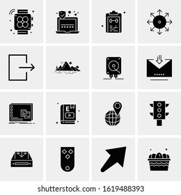 16 Business Universal Icons Vector. Creative Icon Illustration to use in web and Mobile Related project.