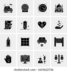 16 Business Universal Icons Vector. Creative Icon Illustration to use in web and Mobile Related project.