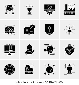 16 Business Universal Icons Vector. Creative Icon Illustration to use in web and Mobile Related project.