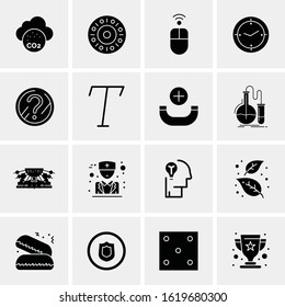16 Business Universal Icons Vector. Creative Icon Illustration to use in web and Mobile Related project.
