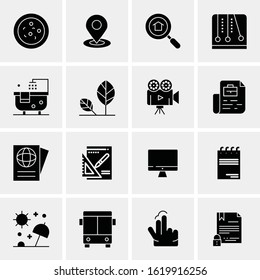 16 Business Universal Icons Vector. Creative Icon Illustration to use in web and Mobile Related project.