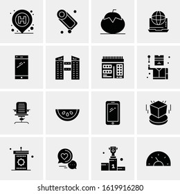 16 Business Universal Icons Vector. Creative Icon Illustration to use in web and Mobile Related project.