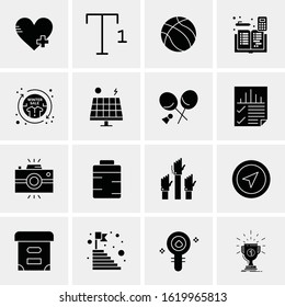 16 Business Universal Icons Vector. Creative Icon Illustration to use in web and Mobile Related project.
