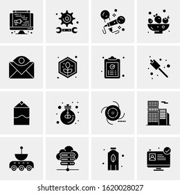 16 Business Universal Icons Vector. Creative Icon Illustration to use in web and Mobile Related project.