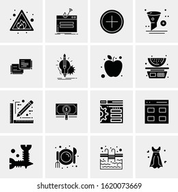 16 Business Universal Icons Vector. Creative Icon Illustration to use in web and Mobile Related project.