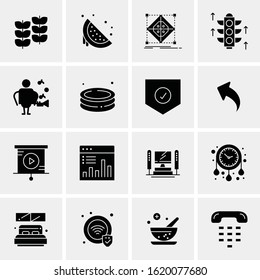 16 Business Universal Icons Vector. Creative Icon Illustration to use in web and Mobile Related project.