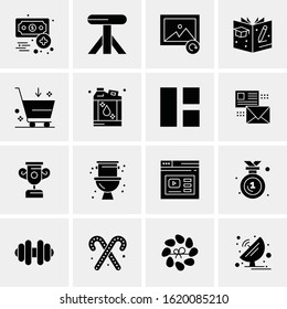 16 Business Universal Icons Vector. Creative Icon Illustration to use in web and Mobile Related project.