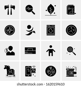 16 Business Universal Icons Vector. Creative Icon Illustration to use in web and Mobile Related project.