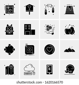 16 Business Universal Icons Vector. Creative Icon Illustration to use in web and Mobile Related project.