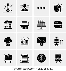 16 Business Universal Icons Vector. Creative Icon Illustration to use in web and Mobile Related project.