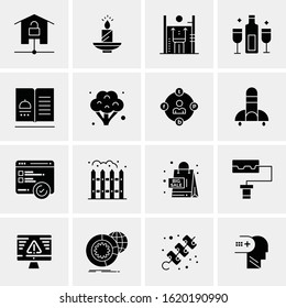 16 Business Universal Icons Vector. Creative Icon Illustration to use in web and Mobile Related project.