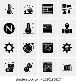 16 Business Universal Icons Vector. Creative Icon Illustration to use in web and Mobile Related project.