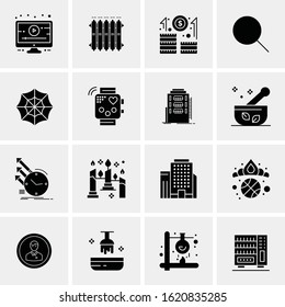 16 Business Universal Icons Vector. Creative Icon Illustration to use in web and Mobile Related project.