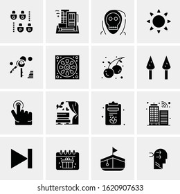 16 Business Universal Icons Vector. Creative Icon Illustration to use in web and Mobile Related project.