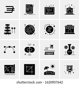 16 Business Universal Icons Vector. Creative Icon Illustration to use in web and Mobile Related project.