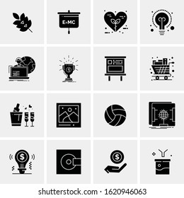 16 Business Universal Icons Vector. Creative Icon Illustration to use in web and Mobile Related project.