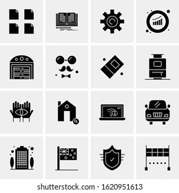 16 Business Universal Icons Vector. Creative Icon Illustration to use in web and Mobile Related project.