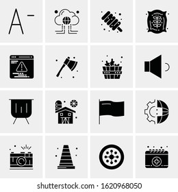 16 Business Universal Icons Vector. Creative Icon Illustration to use in web and Mobile Related project.