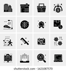 16 Business Universal Icons Vector. Creative Icon Illustration to use in web and Mobile Related project.