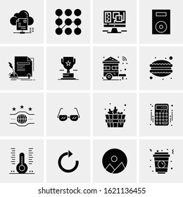 16 Business Universal Icons Vector. Creative Icon Illustration to use in web and Mobile Related project.