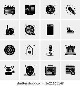 16 Business Universal Icons Vector. Creative Icon Illustration to use in web and Mobile Related project.