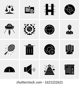 16 Business Universal Icons Vector. Creative Icon Illustration to use in web and Mobile Related project.
