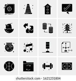 16 Business Universal Icons Vector. Creative Icon Illustration to use in web and Mobile Related project.