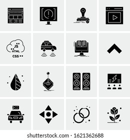 16 Business Universal Icons Vector. Creative Icon Illustration to use in web and Mobile Related project.