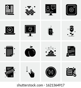 16 Business Universal Icons Vector. Creative Icon Illustration to use in web and Mobile Related project.