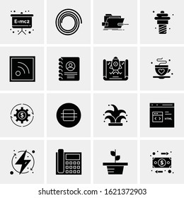 16 Business Universal Icons Vector. Creative Icon Illustration to use in web and Mobile Related project.