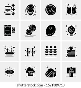 16 Business Universal Icons Vector. Creative Icon Illustration to use in web and Mobile Related project.