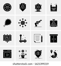 16 Business Universal Icons Vector. Creative Icon Illustration to use in web and Mobile Related project.