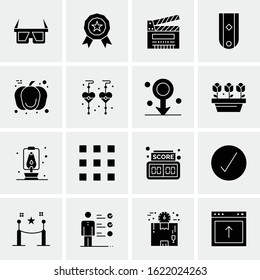 16 Business Universal Icons Vector. Creative Icon Illustration to use in web and Mobile Related project.