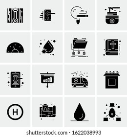 16 Business Universal Icons Vector. Creative Icon Illustration to use in web and Mobile Related project.
