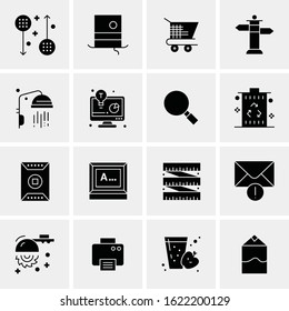 16 Business Universal Icons Vector. Creative Icon Illustration to use in web and Mobile Related project.