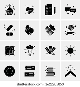 16 Business Universal Icons Vector. Creative Icon Illustration to use in web and Mobile Related project.