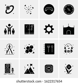 16 Business Universal Icons Vector. Creative Icon Illustration to use in web and Mobile Related project.