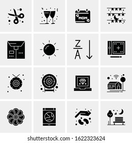 16 Business Universal Icons Vector. Creative Icon Illustration to use in web and Mobile Related project.