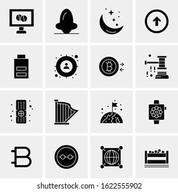 16 Business Universal Icons Vector. Creative Icon Illustration to use in web and Mobile Related project.