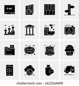 16 Business Universal Icons Vector. Creative Icon Illustration to use in web and Mobile Related project.