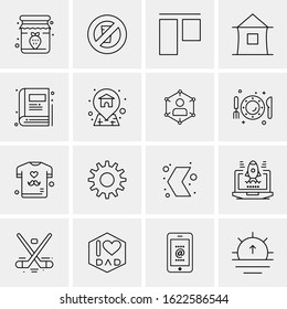 Vector Set Linear Icons Related Project Stock Vector (Royalty Free ...