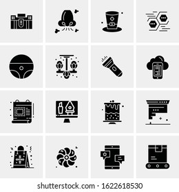 16 Business Universal Icons Vector. Creative Icon Illustration to use in web and Mobile Related project.