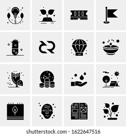 16 Business Universal Icons Vector. Creative Icon Illustration to use in web and Mobile Related project.