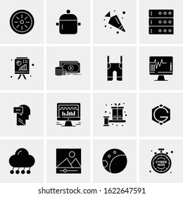 16 Business Universal Icons Vector. Creative Icon Illustration to use in web and Mobile Related project.