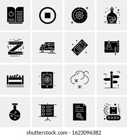 16 Business Universal Icons Vector. Creative Icon Illustration to use in web and Mobile Related project.